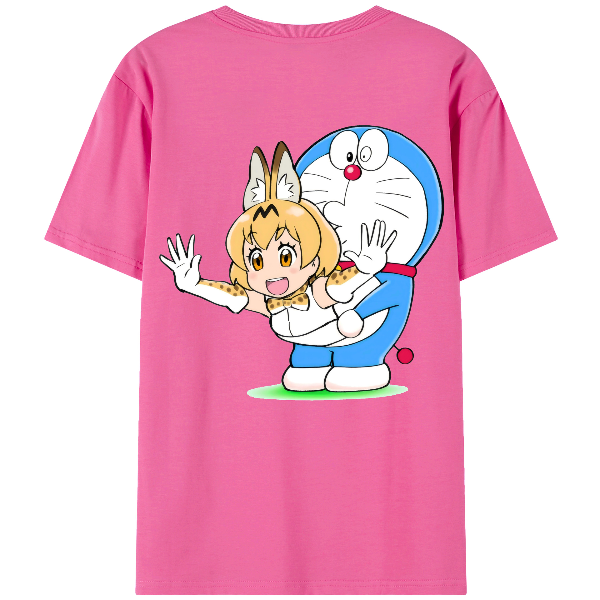 （画像用） ドラえもん Doraemon レディース半袖Tシャツ(バックプリント)